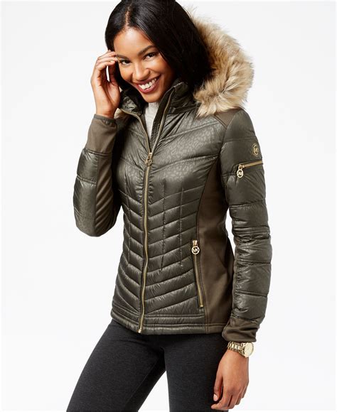 michael kors puffer jacket women's.